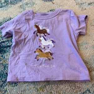 Born to be wild Turtle back zoo horse tee